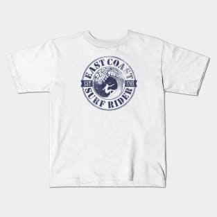 East Coast Distressed Surf Rider Kids T-Shirt